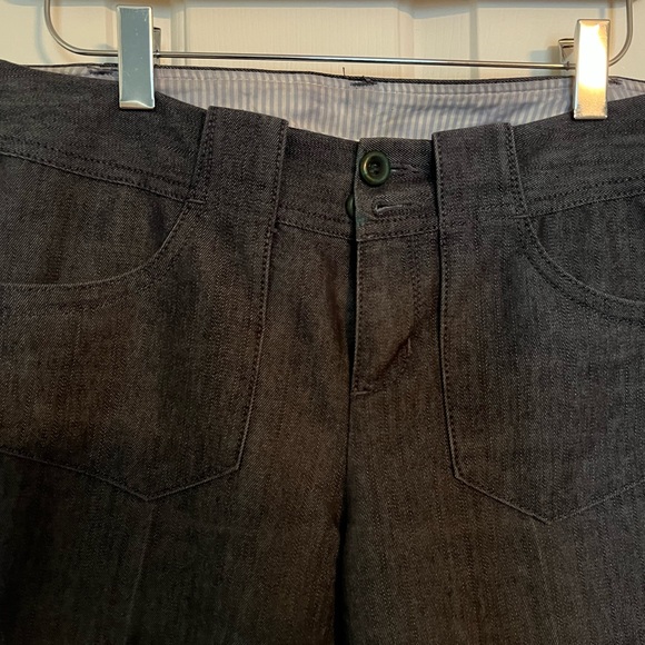 Wide leg flare crisp trouser jean - Picture 2 of 9